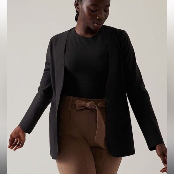 ATHLETA Avenues Blazer, Black, Size 24 - Picture 6 of 14